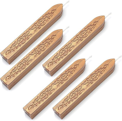 Wax Seal Sticks, Yoption 5 Pcs Totem Fire Manuscript Sealing Seal Wax Sticks by Yoption