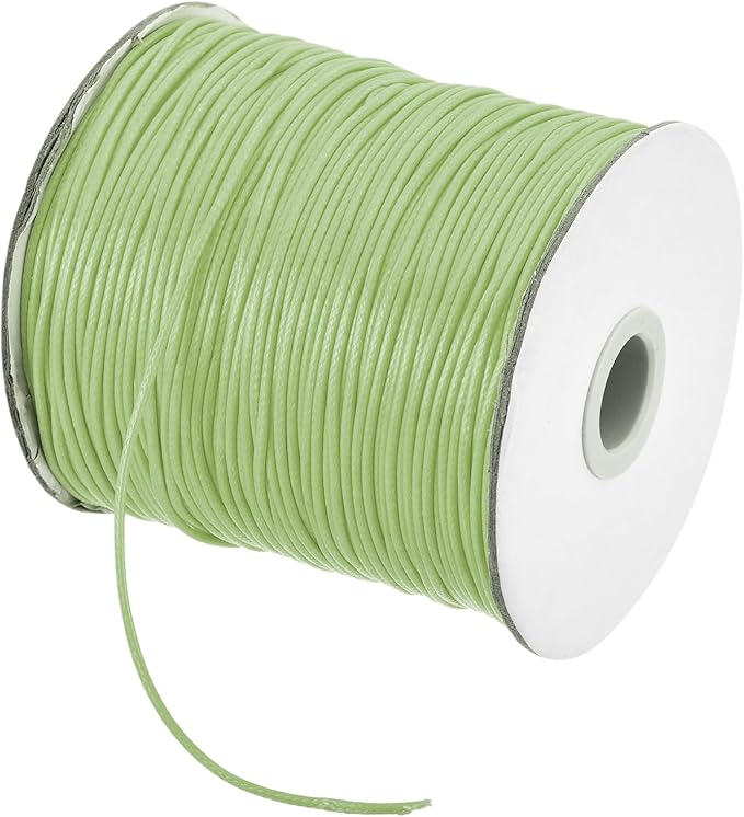 MECCANIXITY Waxed Cord 1.5mm Waxed Polyester Cord 175 Yard Wax String by MECCANIXITY