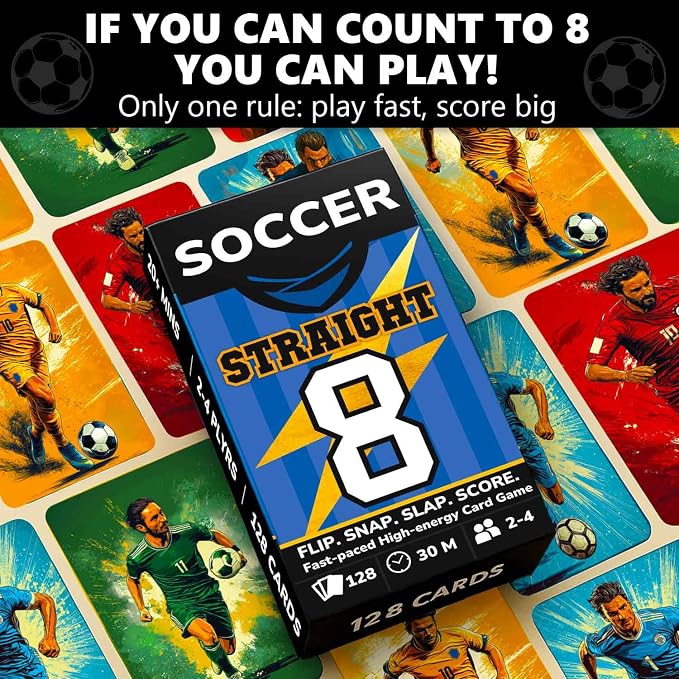 QUOKKA Soccer Fast-Paced Card Game - Image 2