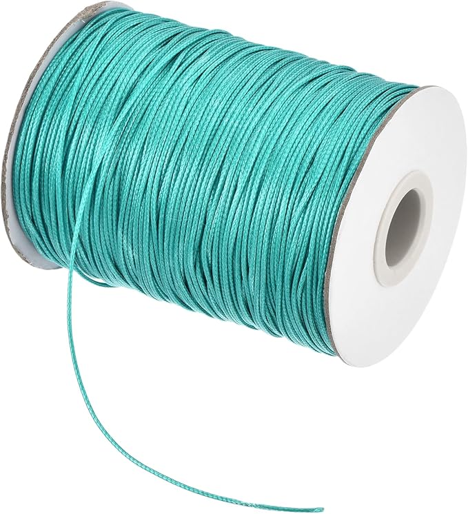 MECCANIXITY Waxed Cord 1.2mm Waxed Polyester Cord 175 Yard Wax String by MECCANIXITY