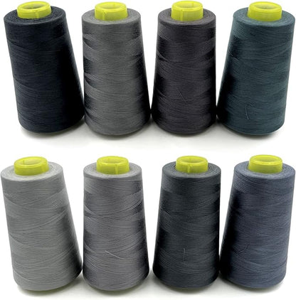 Tortoise 8 Cones of 3000 Yards Each Spool Thread by TORTOISETHREAD