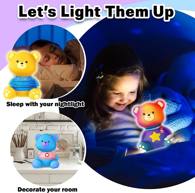 FUNZBO Paint Your Own Bear Lamp Kit - Image 4
