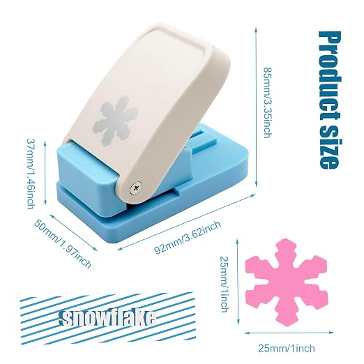 MIAO JIN Craft Punch Paper Punch Hand Scrapbooking Edge Punch Mini Fancy Hole - Image 2