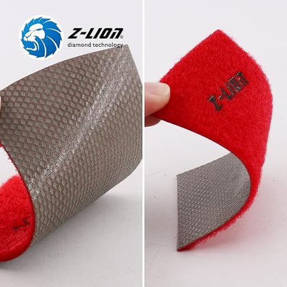 Z-Lion Diamond Abrasive Paper Sheets 400 Grit Diamond Sandpaper Nylon Back - Image 4