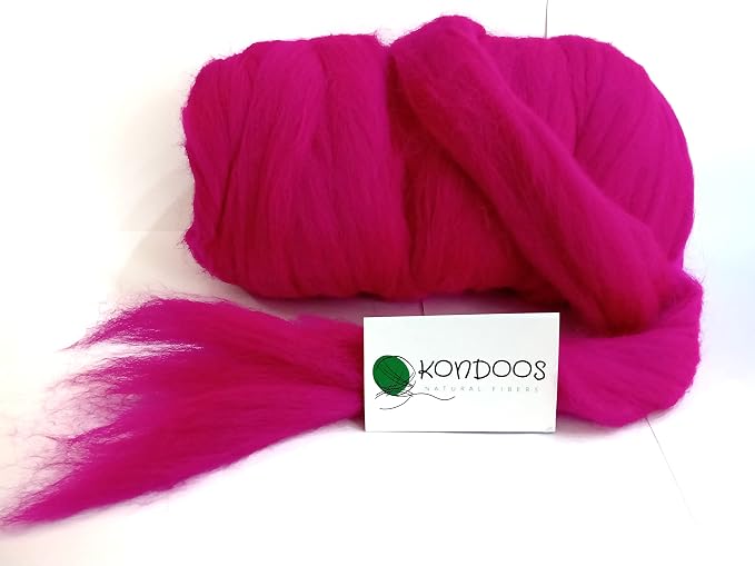 Kondoos Colored Natural Wool roving, 1 lb. Best Wool - Image 5