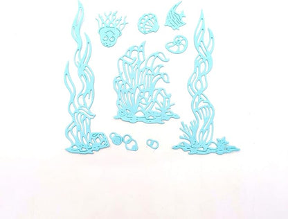 Metal Sea Grass Seaweed Coral Tropical Fish Cutting Dies, Jellyfish Shell Fish - Image 5