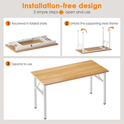 Need 47 inches Computer Desk Office Desk Folding Table - Image 4