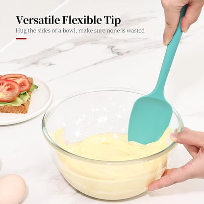 600ºF Heat Resistant Spatulas, High Heat Food Safe Semless Kitchen Silicone - Image 7