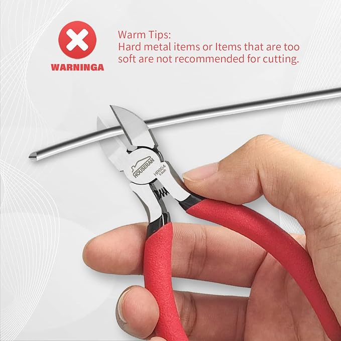 5 inch Wire Cutters, 5 Pack Diagonal Cutters, Side Cutters, Wire Cutter Set - Image 8