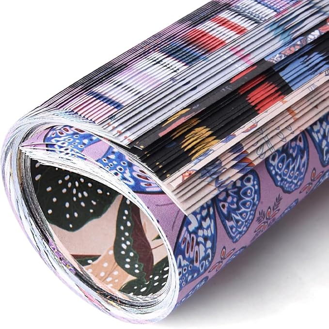 Origami Paper Kit 100 Sheets 6 Inch Square Double Sided Color 20 Vivid Colors - Image 6