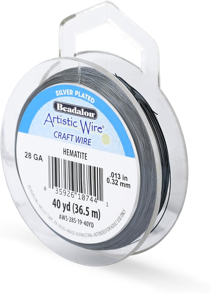 Artistic Wire, 28 Gauge Silver Plated Tarnish Resistant Colored Copper Craft by ArtisticWire