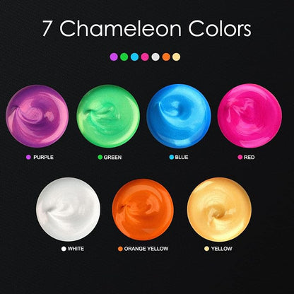 GOTIDEAL Iridescent Acrylic Paint Chameleon White Tubes Non Toxic Non Fading - Image 3