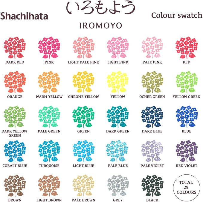 IROMOYO WARABE Stamp PAD, Small Traditional Japanese Ink Colour, Oil-Based Ink - Image 5