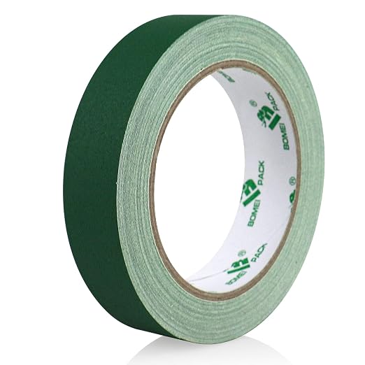BOMEI PACK Dark Green Gaffer Tape, Matte Non-Reflective, 1inch x 20yds No - Image 2