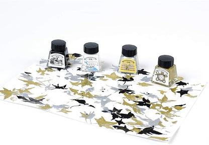 Winsor & Newton Collection Drawing Ink Set, Metallic Tones - Image 4