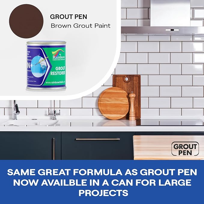 Grout Pen Brown Grout Paint: Waterproof Tile Paint Grout Refresh Restorer - Image 7