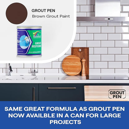 Grout Pen Brown Grout Paint: Waterproof Tile Paint Grout Refresh Restorer - Image 7
