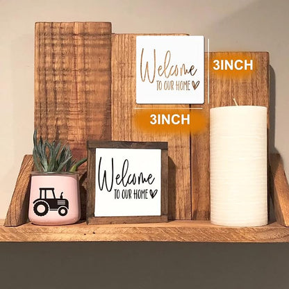Small Stencils for Painting on Wood Reusable, 3 Inch Reusable Stencil for Craft - Image 5