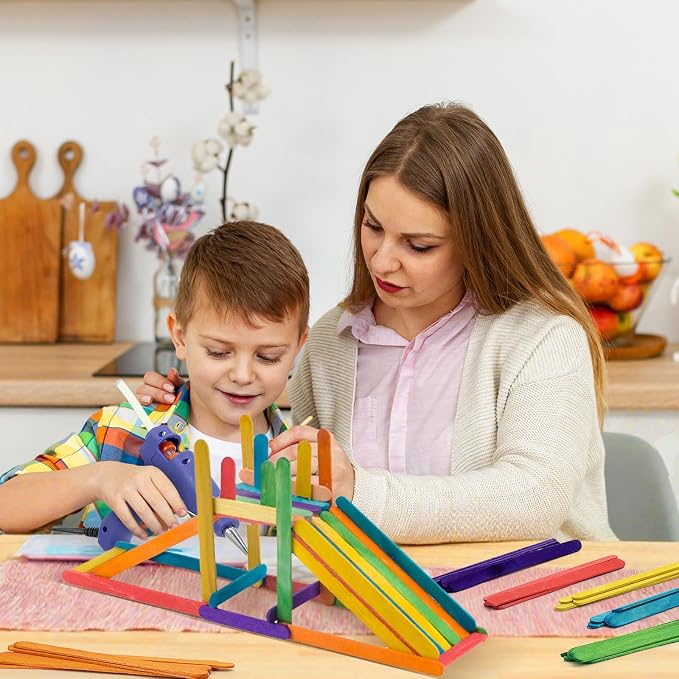 6 inch Colored Wooden Sticks Kits - Image 5