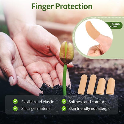 Gel Finger Cots, Silicone Finger Protectors, Finger Sleeves Tip Protectors - Image 4