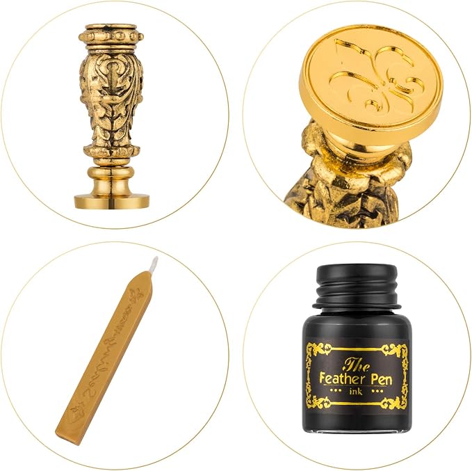 Hethrone Feather Pen and Ink Set - Image 3