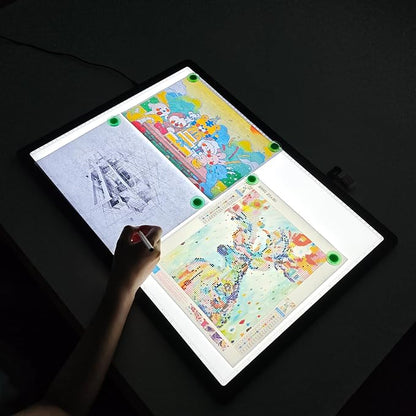 TOHETO A2 Light Pad 25.2''x18.4'', Large Magnetic LED Light Board - Image 6