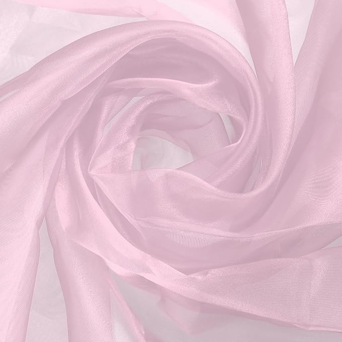 MECCANIXITY Iridescent Sheer Organza Fabric, 2 Yards x 59 Inches Solid by MECCANIXITY