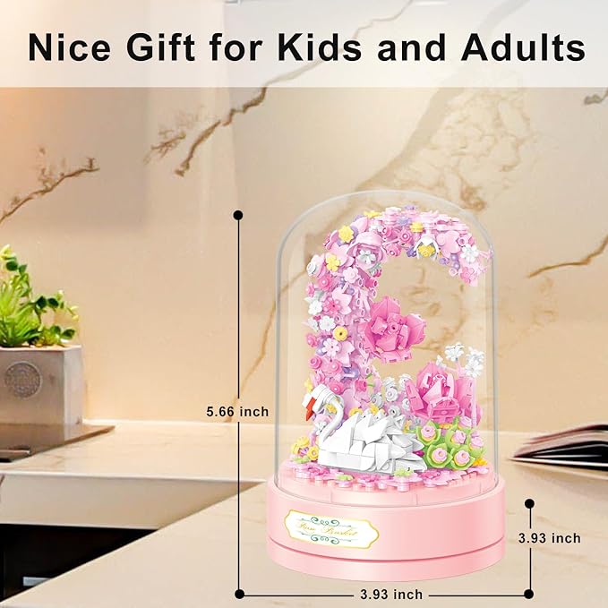 Flower Bouquet Building Set Plants Friends Sets Adults Bonsai Tree Flowers - Image 2