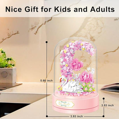 Flower Bouquet Building Set Plants Friends Sets Adults Bonsai Tree Flowers - Image 2