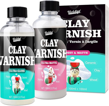 Air Dry Clay Glaze Kit by Vividye
