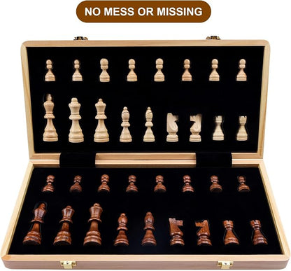 Gothink Magnetic Wooden Chess Board Set - Image 7