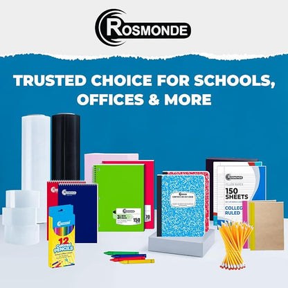 Rosmonde 12 Pack Bulk Composition Notebook Wide Ruled, 200 Pages, 9-3/4 x 7-1/2" - Image 8