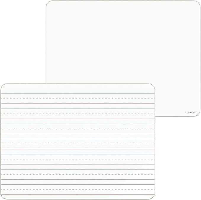 U Brands Dry Erase Lap Boards, Double Sided, Small White Board - Image 4