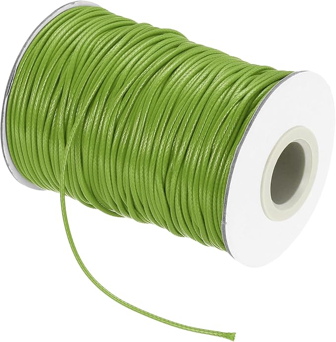 MECCANIXITY Waxed Cord 1.5mm Waxed Thread 87 Yard Wax String Leather Cord by MECCANIXITY
