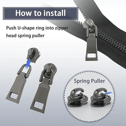 VICHERIA Zipper Repair Kit, Universal Size #5 Zippers - Image 6