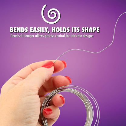 Artistic Wire, 18 Gauge / 1.0 mm Stainless Steel Craft Wire, Round Twist - Image 3