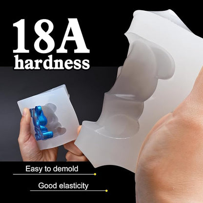 Silicone Mold Making Kit - 40oz Elastic Liquid Silicone Rubber - Image 5