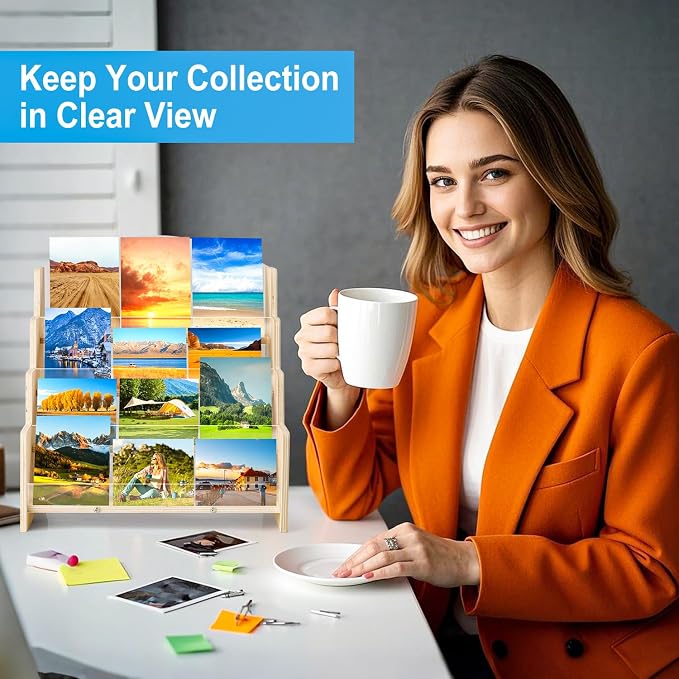 Greeting Card Display Stand, Acrylic Sticker Display Holder - Image 6
