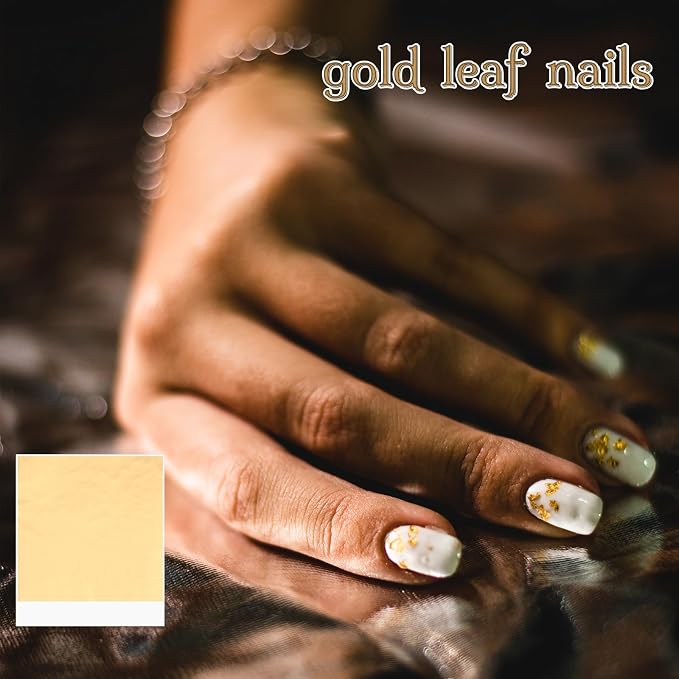 Ymapinc 120pcs Gold Leaf Sheets - Image 3