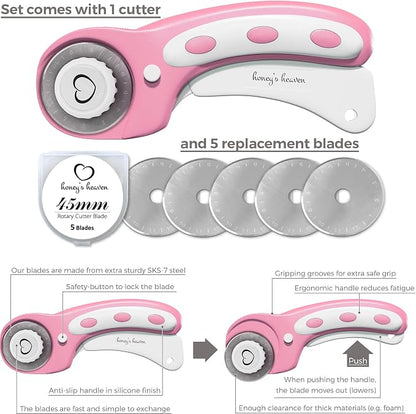 Rotary Cutter Set pink - Image 3