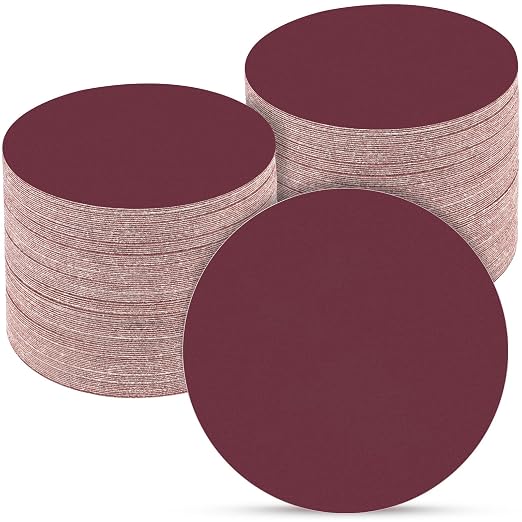 5 Inch 100 PCS Sanding Disc 1500 Grit, Hook and Loop Sanding Discs by POTUINOM