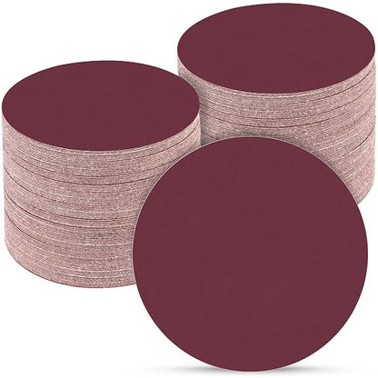 5 Inch 100 PCS Sanding Disc 1500 Grit, Hook and Loop Sanding Discs by POTUINOM