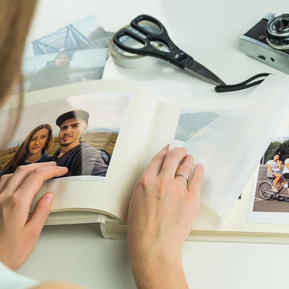Durony 500 Pieces Photo Sticker White Double-Sided Self Adhesive Photo Tapes - Image 7
