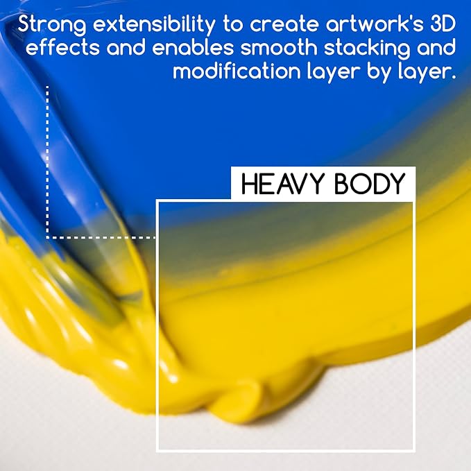 MEEDEN Acrylic Paint Purple Lake: 100ml/3.38oz Heavy Body Acrylic Paint Tube - Image 3
