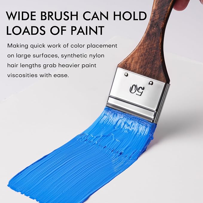 25pcs Paint Brush Set, Fuumuui Acrylic Paint Brushes, Professional Artist Series - Image 3