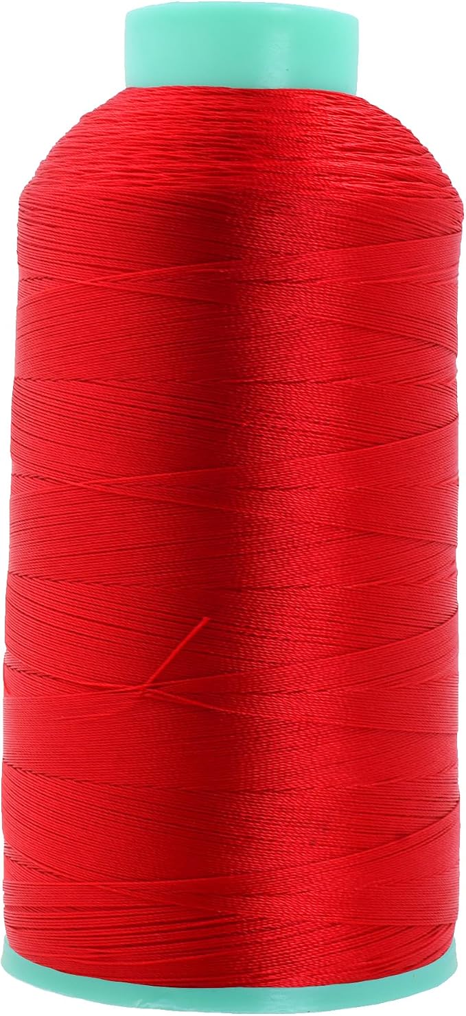 Mandala Crafts Bonded Nylon Thread Red Heavy Duty Sewing Threads by MandalaCrafts