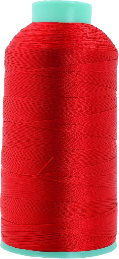 Mandala Crafts Bonded Nylon Thread Red Heavy Duty Sewing Threads by MandalaCrafts