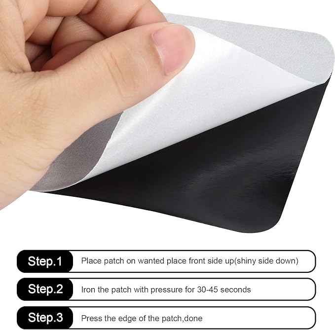 Boao 30 Pieces Iron on Patches for Clothes Pants Jean Fabric Repair Adhesive - Image 3