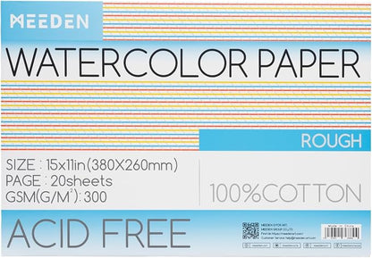 MEEDEN Watercolor Paper Block by MEEDEN