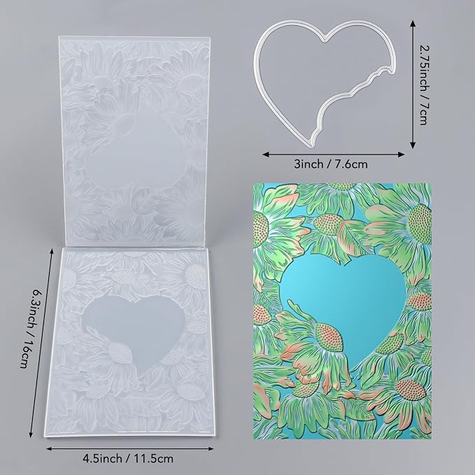 BAOFALI3D Embossing Folder and Metal Die Set - Image 2